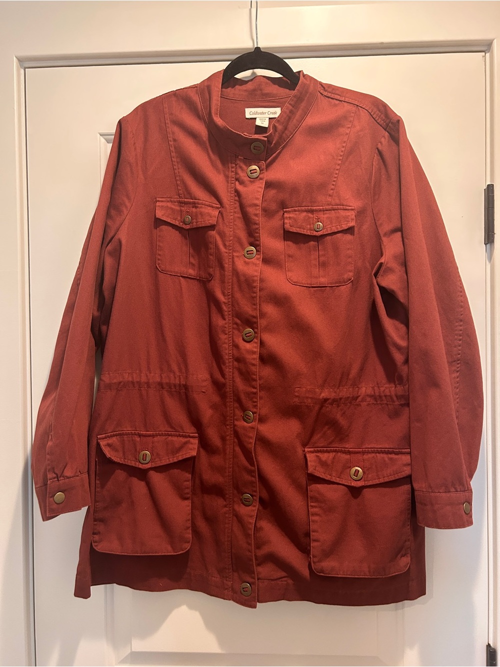 Coldwater Creek Women's Rust Utility Jacket Size 1x